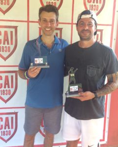 Indiano Open - Cat. 40MA - Campeão Gabriel Migliori Neto e Vice-campeão Gabriel Vendramini