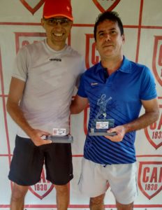 Indiano Open - Cat. 45MB Campeão Sergio Eduardo Starnini e Vice-campeão Antonio Luis Tiziotto