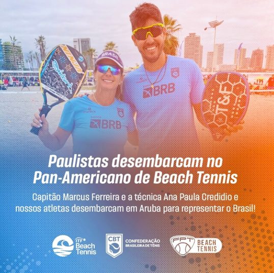 Paulistas desembarcam no Pan-Americano de Beach Tennis