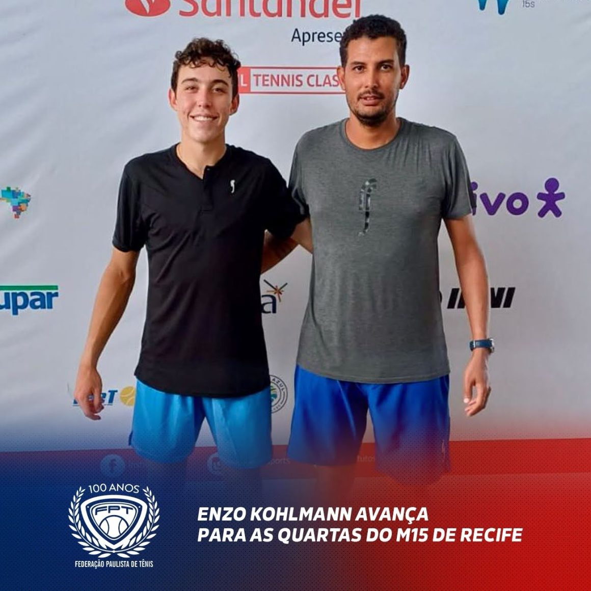 Enzo Kohlmann avança para as quartas do M15 de Recife