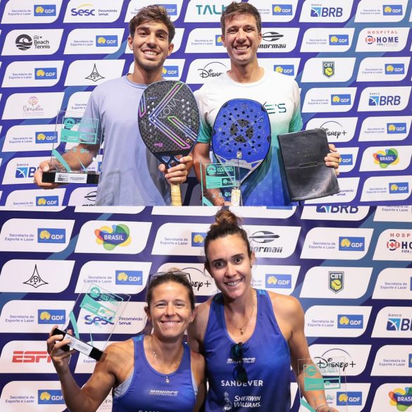 Atletas paulistas são vice-campeões no ITF Beach Tennis Finals em Brasília